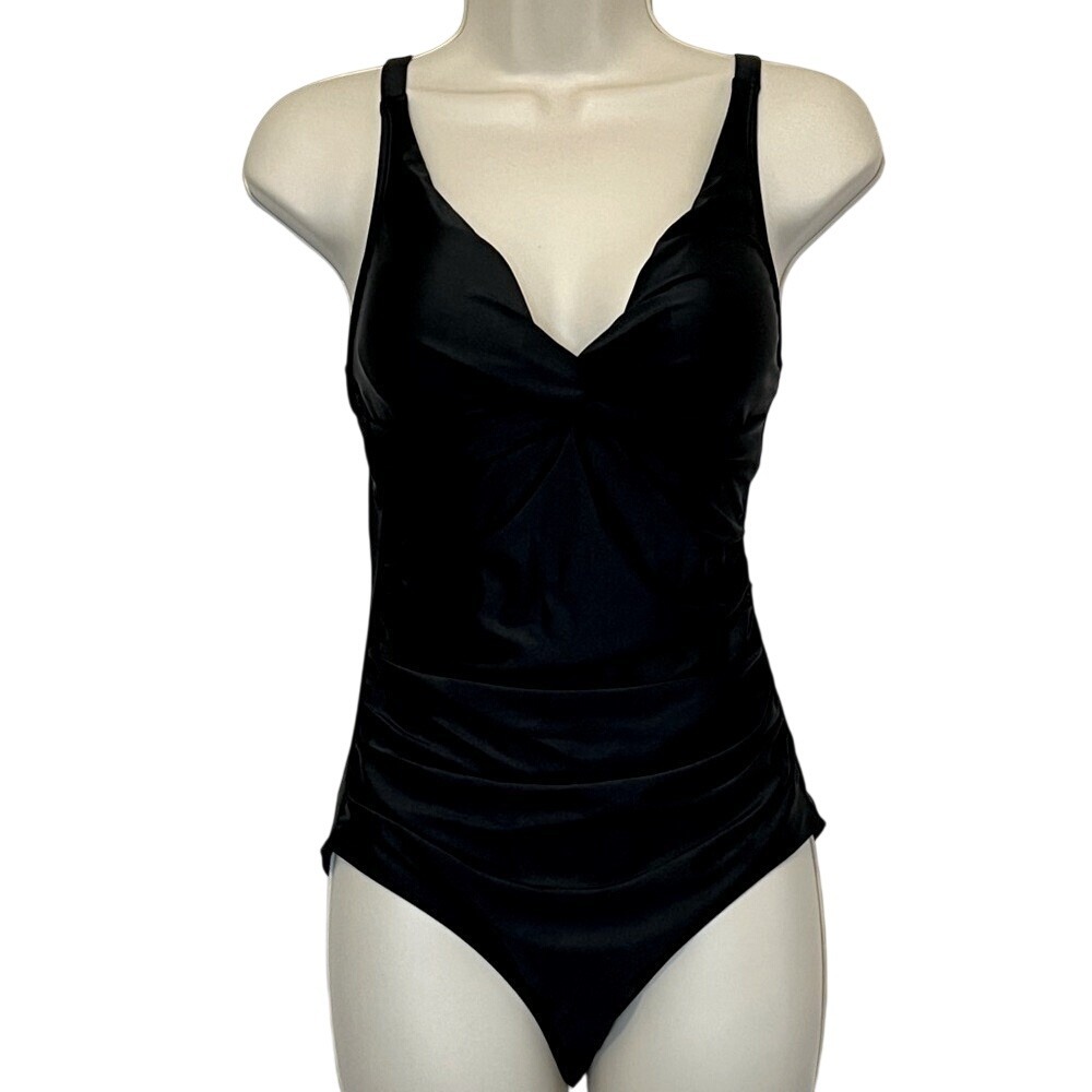 Smismivo Swimsuit‎ One Piece, Tummy Control, Color Black, Size Small, NWT
